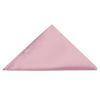 Plain Light Dusty Pink Satin Men's Cravat Tie and Pocket Square Set