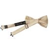 Pre Tied Champagne Polka Dot Boys Bow Tie Age 4-7