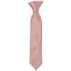 Pre Tied Dusty Rose Twill Silk Boys Tie and Pocket Square Set Age 4-7