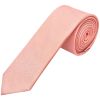 Plain Salmon Peach Silk Skinny Boys Tie