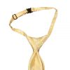 Pre Tied Gold Floral Boys Tie Age 4-7