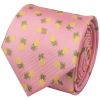Slim Pink Pineapple Men's Tie