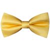 Pre Tied Gold Boys Bow Tie Age 18 Months-3 Years
