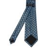 Slim Blue Squared Men's Tie