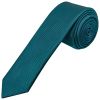 Teal Silk Twill Skinny Mens Tie