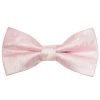 Pre Tied Blush Pink Paisley Boys Bow Tie Age 4-7