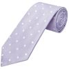 Lilac Large White Spot Classic Men's Tie