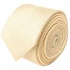 Ivory Textured Skinny Tie 