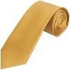 Plain Caramel Satin Classic Men's Tie