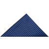 Blue and White polka dot Pocket Square