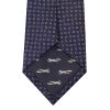 Navy Geo Classic Men's Silk Tie