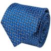 Slim Blue Swirl Men's Tie