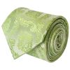 Sage Green Paisley Classic Men's Tie and Pocket Square Set