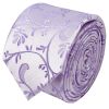 Lilac Floral Skinny Men's Tie
