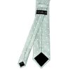 Light Green Large White Spot Classic Men's Tie and Pocket Square Set