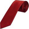 Red and White Polka Dot Classic Men's Tie