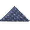 Navy Mens Bow Tie and Pocket Square Set