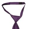 Pre Tied Purple Satin Boys Tie Age 4-7