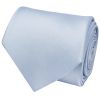 Plain Dusty Blue Satin Classic Men's Tie