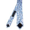 Royal Blue Floral Skinny Boys Tie
