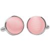 Plain Pink Cufflinks