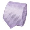 Lilac Textured Skinny Tie
