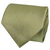 Khaki Silk Twill Classic Men's Tie and Pocket Square Set