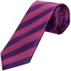 Purple and Pink Striped Classic Men's Tie and Pocket Square Set