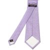 Plain Lavender Textured Silk Classic Men's Tie