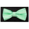 Plain Seafoam Green Handmade Mens Bow Tie
