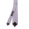 Purple Self Floral Textured Silk Skinny Men's Tie
