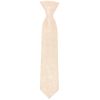 Pre Tied Light Peach and White Floral Boys Tie Age 4-7