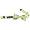 Pre Tied Sage Green Paisley Boys Bow Tie Age 4-7