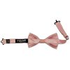 Pre Tied Dusty Rose Twill Silk Boys Bow Tie and Pocket Square Age 4-7