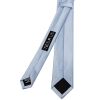 Plain Dusty Blue Satin Skinny Men's Tie