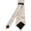 Champagne and Blue Paisley Classic Men's Tie