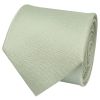 Plain Light Sage Green Silk Classic Men's Tie and Pocket Square Set