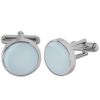 Plain Light Blue Cufflinks