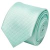 Mint Diamond Skinny Boys Tie and Pocket Square Set