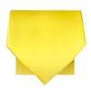 Sunshine Yellow Satin Classic Men's Tie and Pocket Square Set