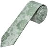 Green Flower Skinny Men's Tie