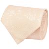 Light Peach and White Floral Classic Men's Tie