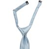 Pre Tied Light Blue Satin Boys Tie Age 4-7