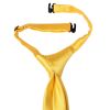 Pre Tied Yellow Gold Satin Boys Tie Age 4-7