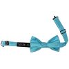 Pre Tied Turquoise Satin Boys Bow Tie Age 4-7