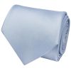 Plain Dusty Blue Satin Classic Men's Tie