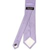 Plain Purple Textured Silk Classic Men's Tie