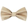 Pre Tied Champagne Polka Dot Boys Bow Tie Age 4-7