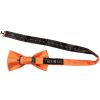 Plain Burnt Orange Handmade Mens Bow Tie