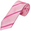 Slim Pink Striped Men's Tie